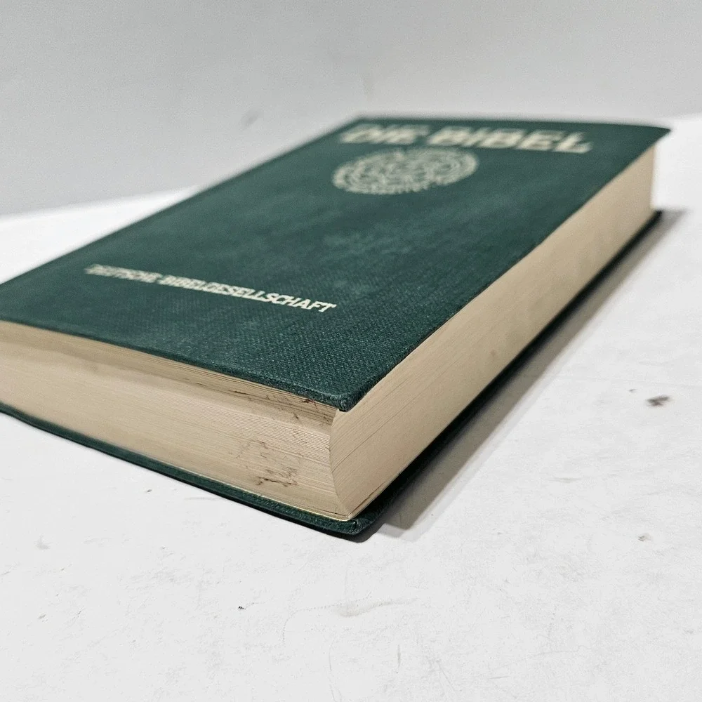 Die Bibel Martin Luthers Übersetzung Deutsch German Bible Green Hardcover 1985